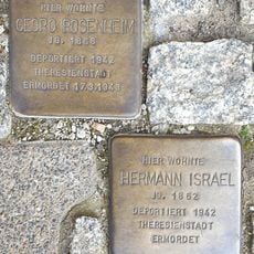 Stolperstein à la mémoire de Georg  Rosenheim