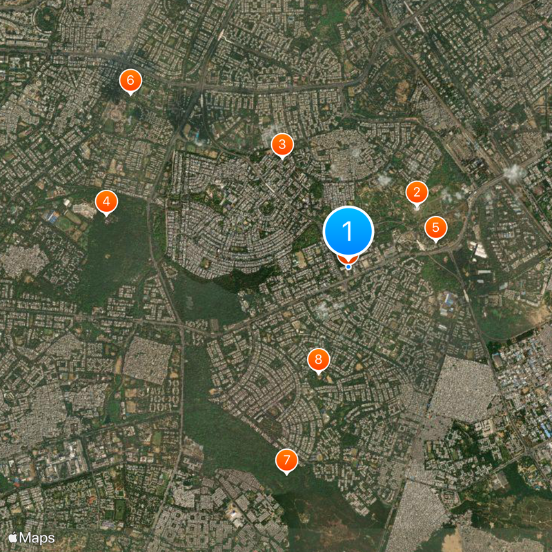 Nehru Place Map
