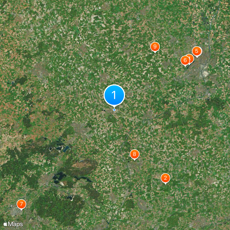 Kreis Coesfeld Kaart