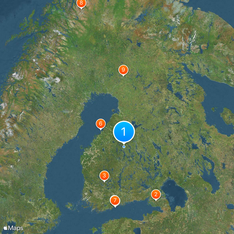 Finlandia Mapa