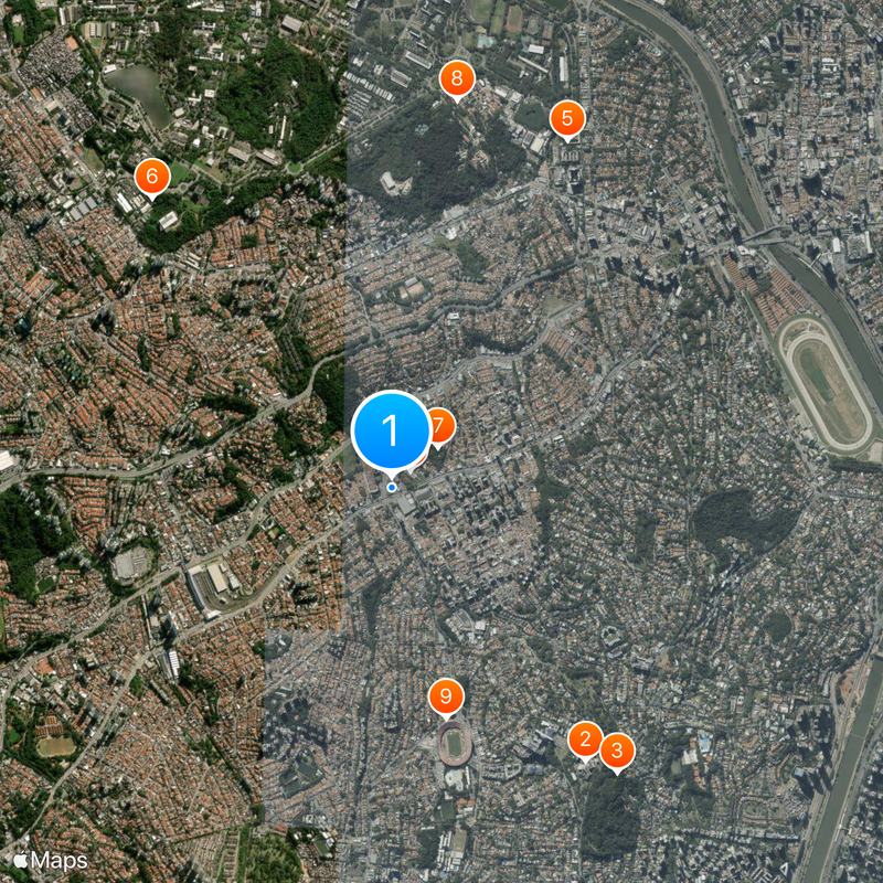 São Paulo-Morumbi Map
