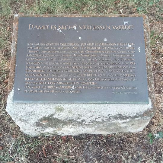 Heimatvertreibungsstein Oberschefflenz