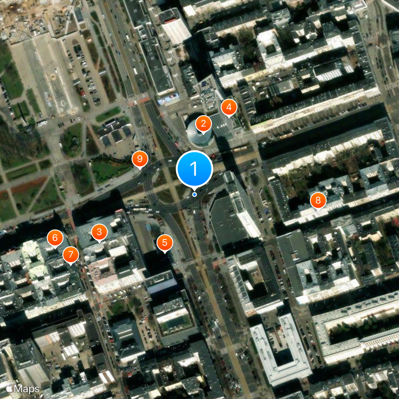 Security Service of the Ministry of Internal Affairs in Poland Map