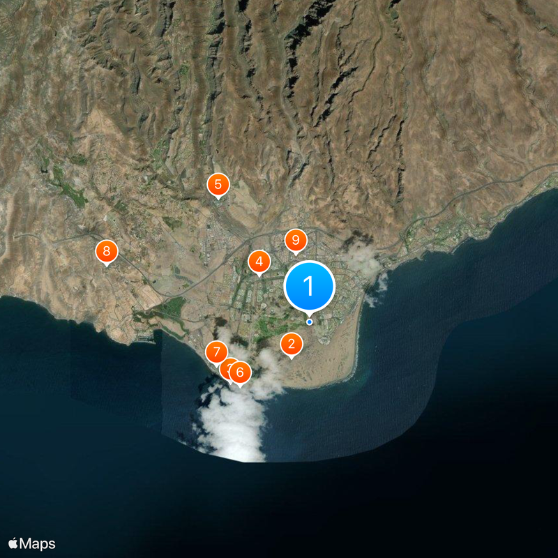 Playa del Inglés Map