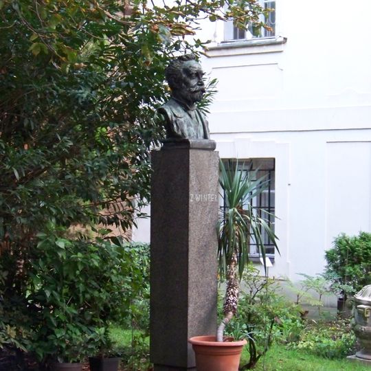 Bust of Zikmund Winter in Rakovník