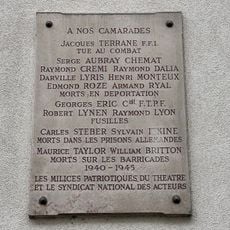 Memorial, commemorative plaque