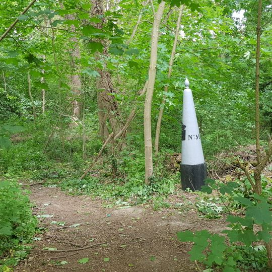 Belgium-Netherlands boundary stone no. 51
