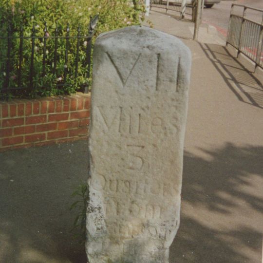 Milestone At Junction With Rocks Lane
