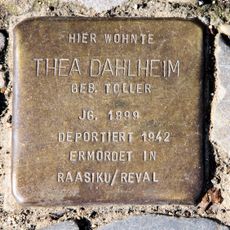 Stolperstein en memoria de Thea Dahlheim