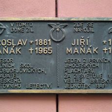 Pamětní deska Maňákových