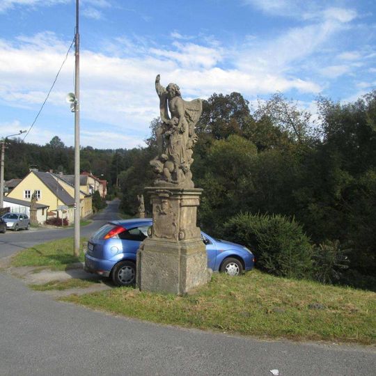Statue of Holy Guardian Angel in Manětín