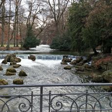 Wasserfall Schwabinger Bach in München