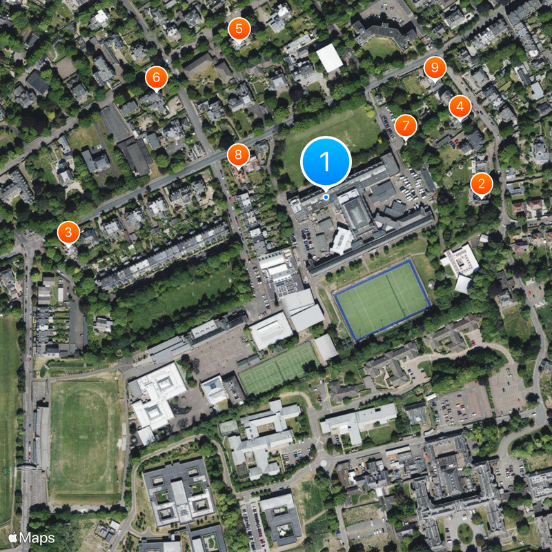 George Watson's College Map