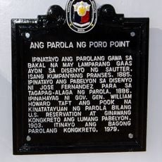 Poro Point Lighthouse historical marker