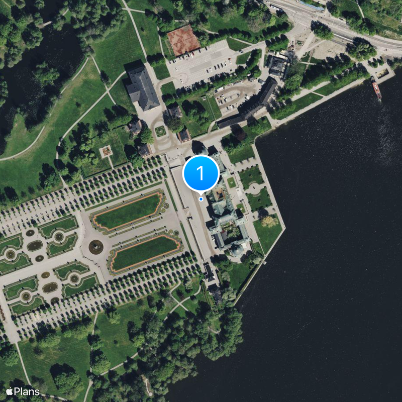 Château de Drottningholm Carte