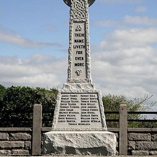Bankend, Caerlaverock War Memorial