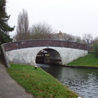Canal Bridge Number 184 To East Of New Mills And Lock Attached