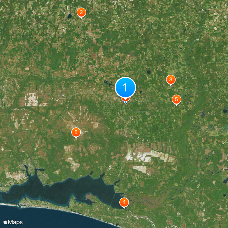 DeFuniak Springs Map