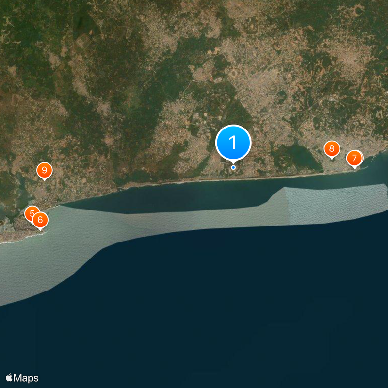 University of Cape Coast Map