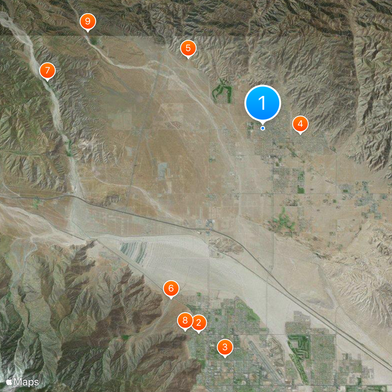 Desert Hot Springs Map