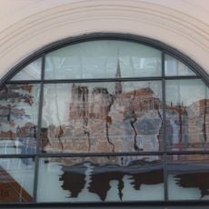 Stained glass windows at Gare Saint-Lazare