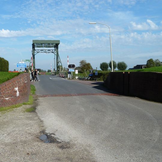 Dijkcoupure in de westelijke Reitdiepsdijk