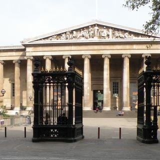 Main Entrance Gateway, Railings And Attached Lodges To The British Museum