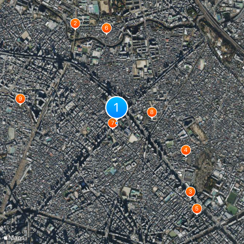 Taisho University Map