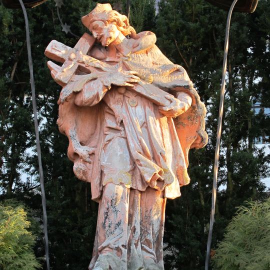 Socha svatého Jana Nepomuckého v Dlouhé Lhotě