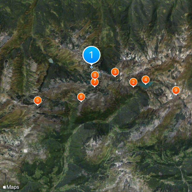 Alpes bergamasques Carte