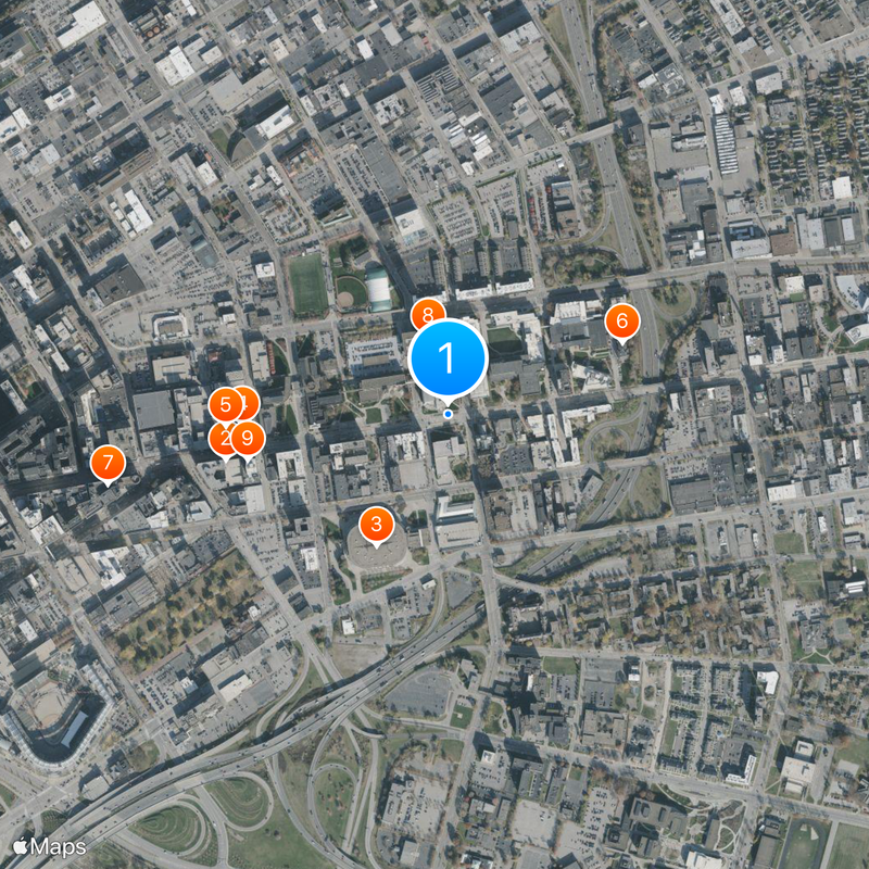 Cleveland State University Map