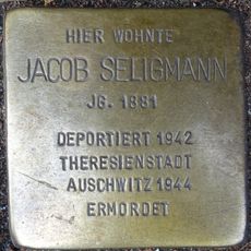 Stolperstein en memoria de Jacob Seligmann