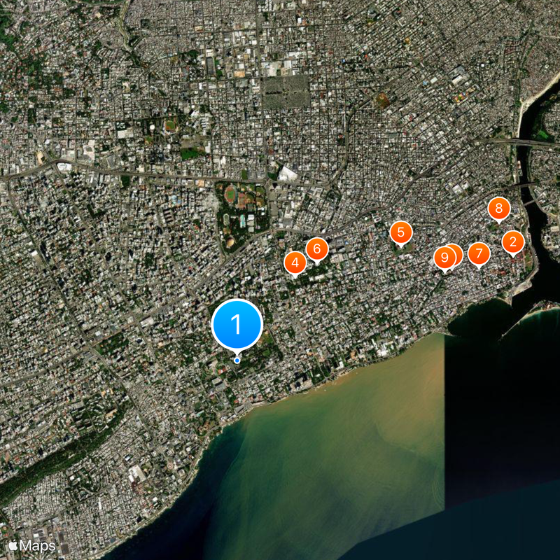 Autonomous University of Santo Domingo Map