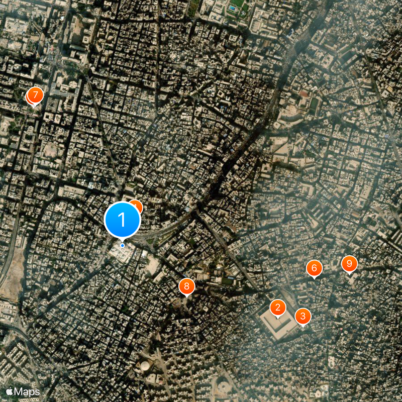 Al-Sayeda Zainab Mosque Mappa
