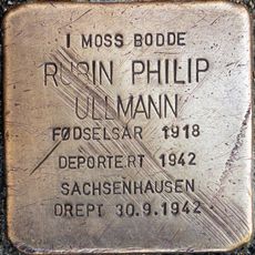 Stolperstein en memoria de Rubin Philip Ullmann