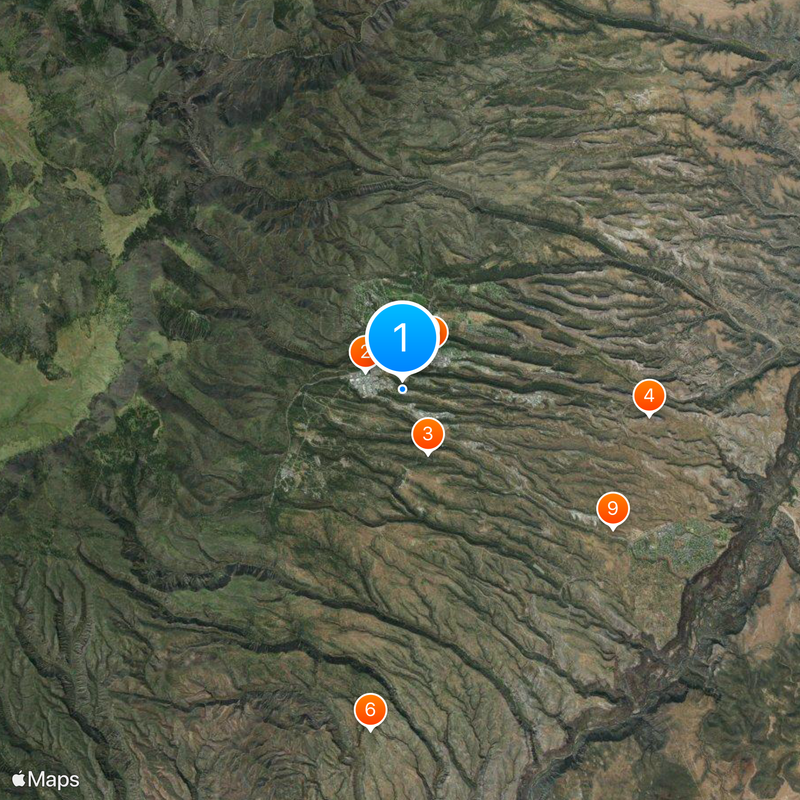 Hrabstwo Los Alamos Mapa