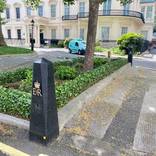 Two Bollards Outside Number 4