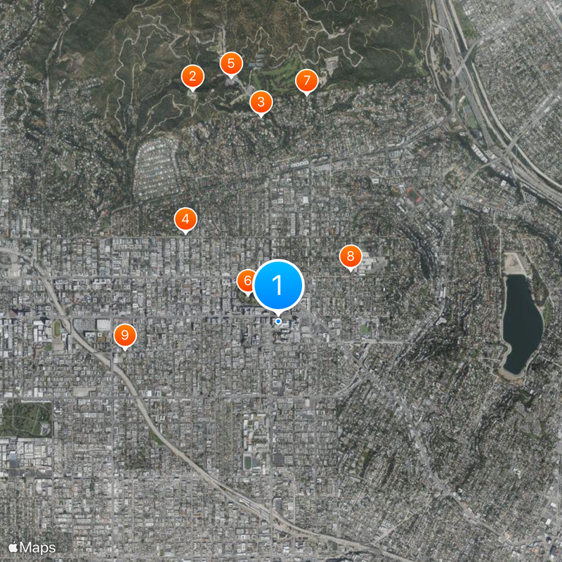 Children's Hospital Los Angeles Map