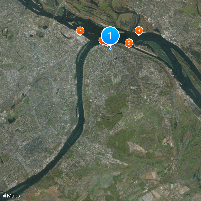 Nizhny Novgorod Map