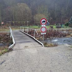 Most přes Kocábu do osady Liberty