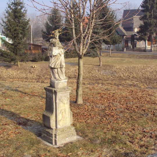 Socha sv. Jana Nepomuckého u mostu v Kravařích