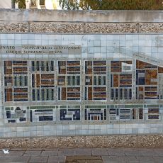 Mapa mural del Patronato Municipal de la Vivienda