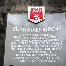 Stadttafel St. Aegidienkirche