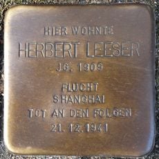 Stolperstein en memoria de Herbert Leeser