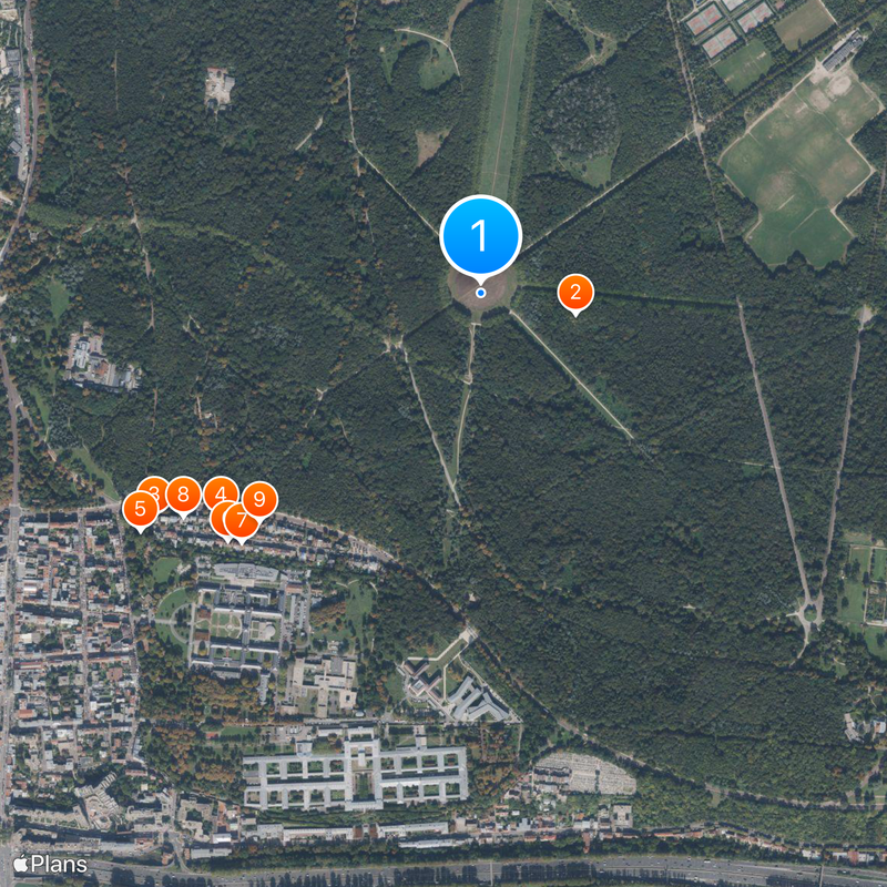 Bosque de Vincennes Mapa