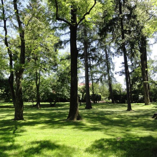 Park dworski w Górkach Wielkich