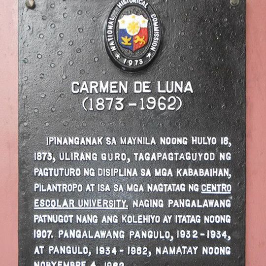 Carmen de Luna historical marker