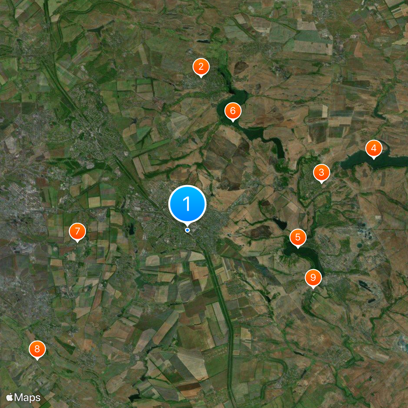 Khartsyzk Map