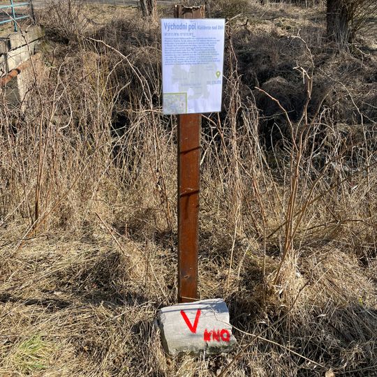 Most přes Prunéřovský potok v Kadani na cestě k Mikulovicím