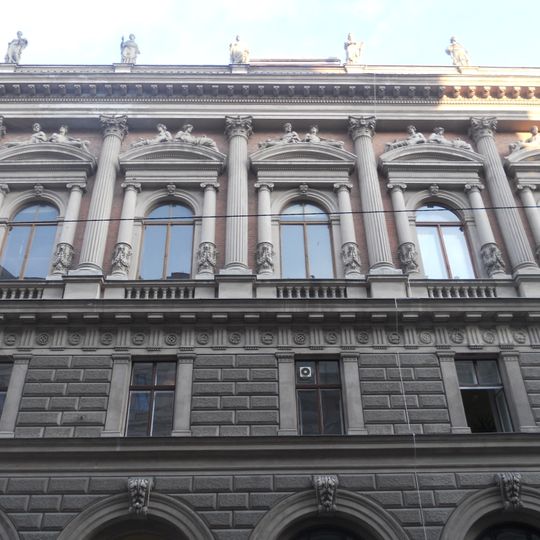 Gebäude des Ingenieur- und Architektenvereins samt Boltenstern-Bar-Einrichtung